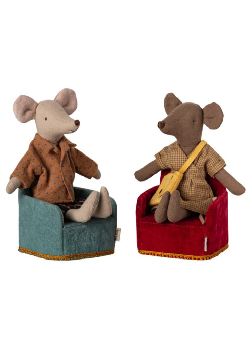 SILLÓN ROJO PARA RATONCITO, MAILEG