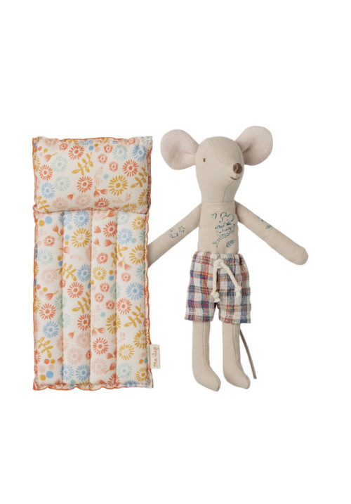 RATONCITO DE PLAYA CON COLCHONETA (FATHER), MAILEG