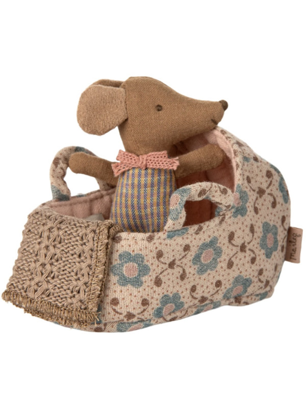 CAPAZO PARA BEBÉ RATÓN ROSA, MAILEG