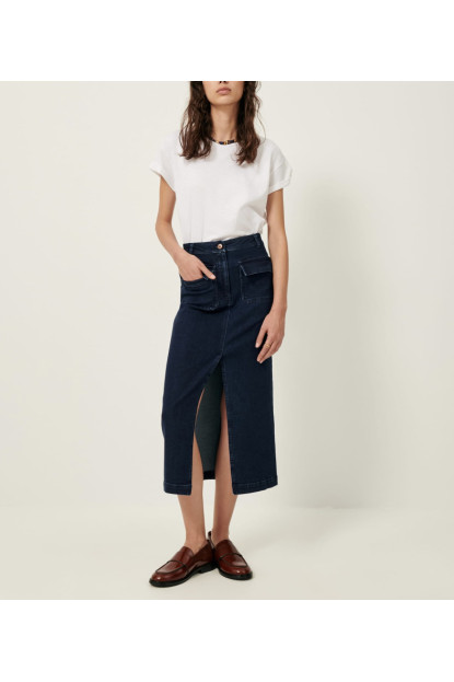 FALDA UPTOWN DENIM BLUE, SESSÙN