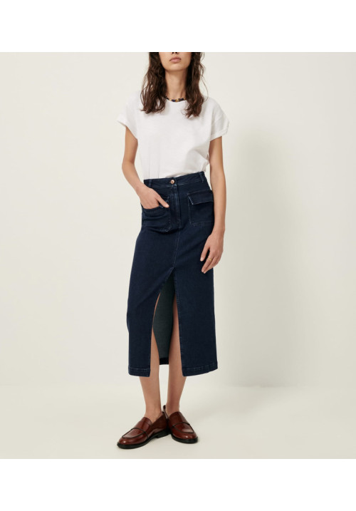 FALDA UPTOWN DENIM BLUE, SESSÙN