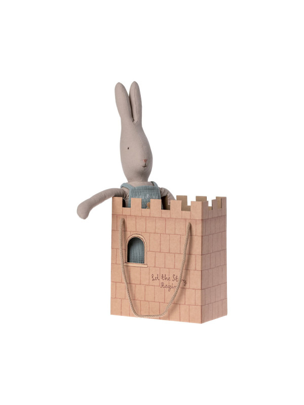 BOLSA EN FORMA DE CASTILLO ROSA, MAILEG