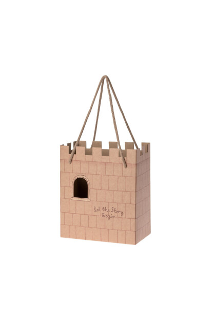BOLSA EN FORMA DE CASTILLO ROSA, MAILEG