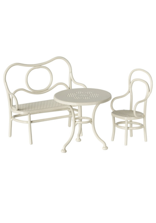 SET DE CAFÉ PEQUEÑO BLANCO HUESO, MAILEG