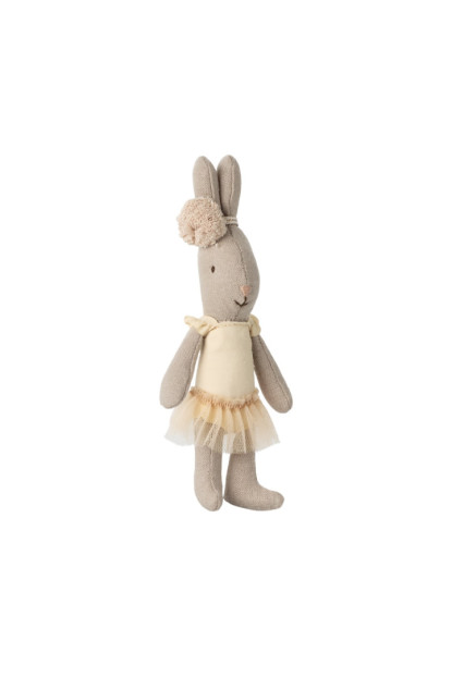 CONEJITO CON TRAJE DE BALLET CREMA (MICRO), MAILEG