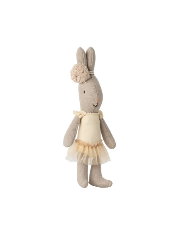CONEJITO CON TRAJE DE BALLET CREMA (MICRO), MAILEG