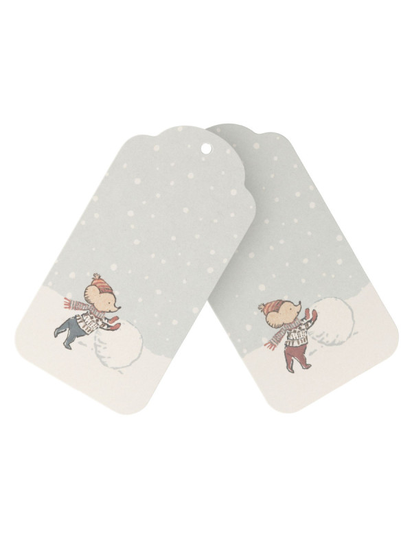 ETIQUETAS DE REGALO DE NAVIDAD (12 UNIDADES), MAILEG