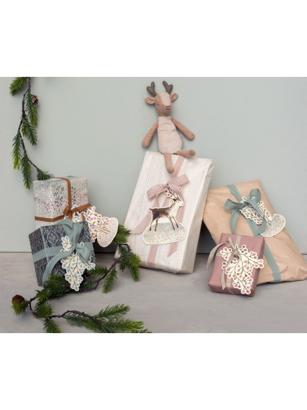 ETIQUETAS DE REGALO DE NAVIDAD WINTER WONDERLAND (20 UNIDADES), MAILEG